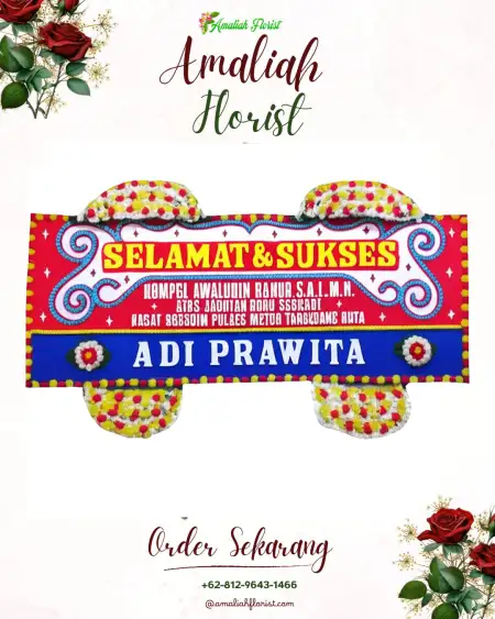 Papan Bunga Ucapan Selamat Wonoanti